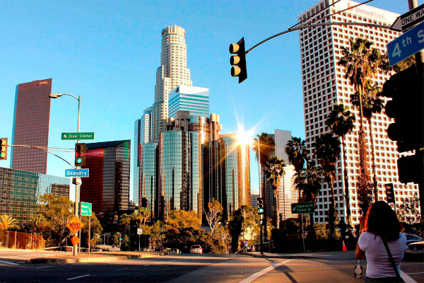 Лос-Анджелес центр города